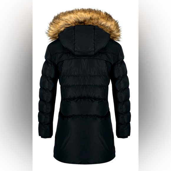 NWT CHERFLY Women’s Long Length Puffer Coat - Picture 4 of 16